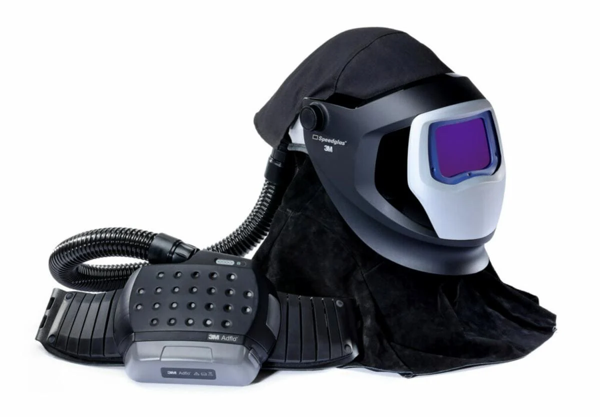 3M™ Adflo™ Powered Air Purifying Respirator System with a Versaflo™ M-Series Helmet and Speedglas™ Welding Shield Upgrade Kit