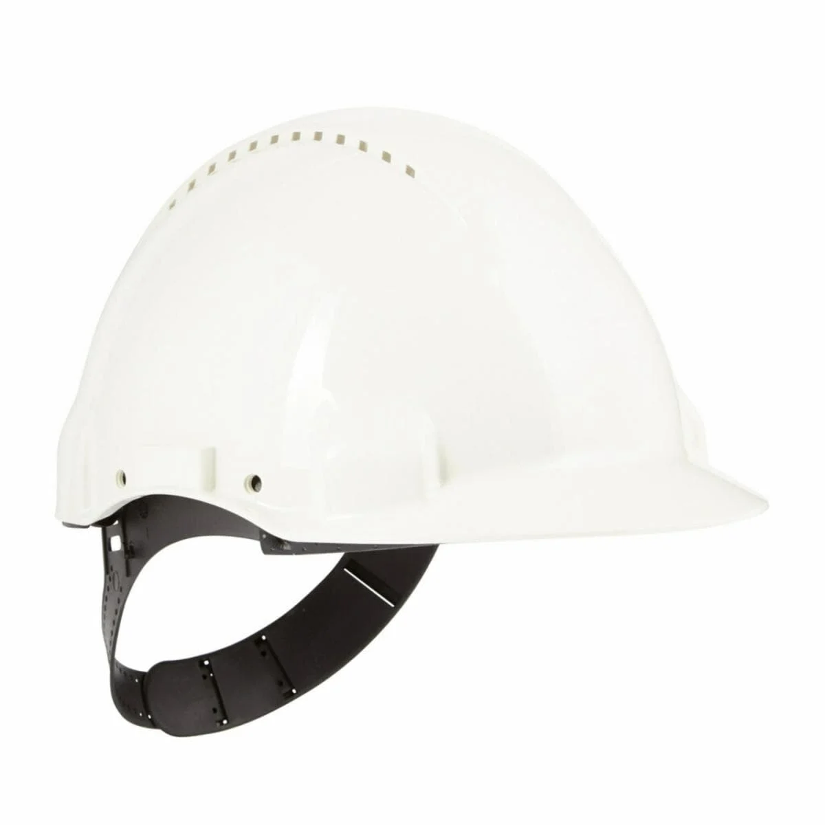 3M™ Casque de sécurité G3000CUVWPRO1, blanc, Uvicator, harnais ajustable, 3 par carton