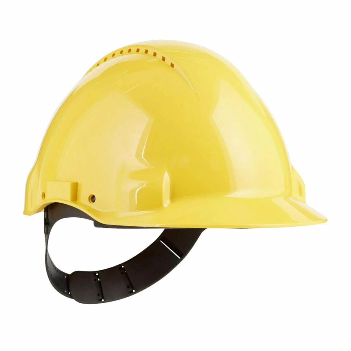 3M™ Casque de sécurité G3000CUVYPRO1, jaune, Uvicator, harnais ajustable, 3 par carton