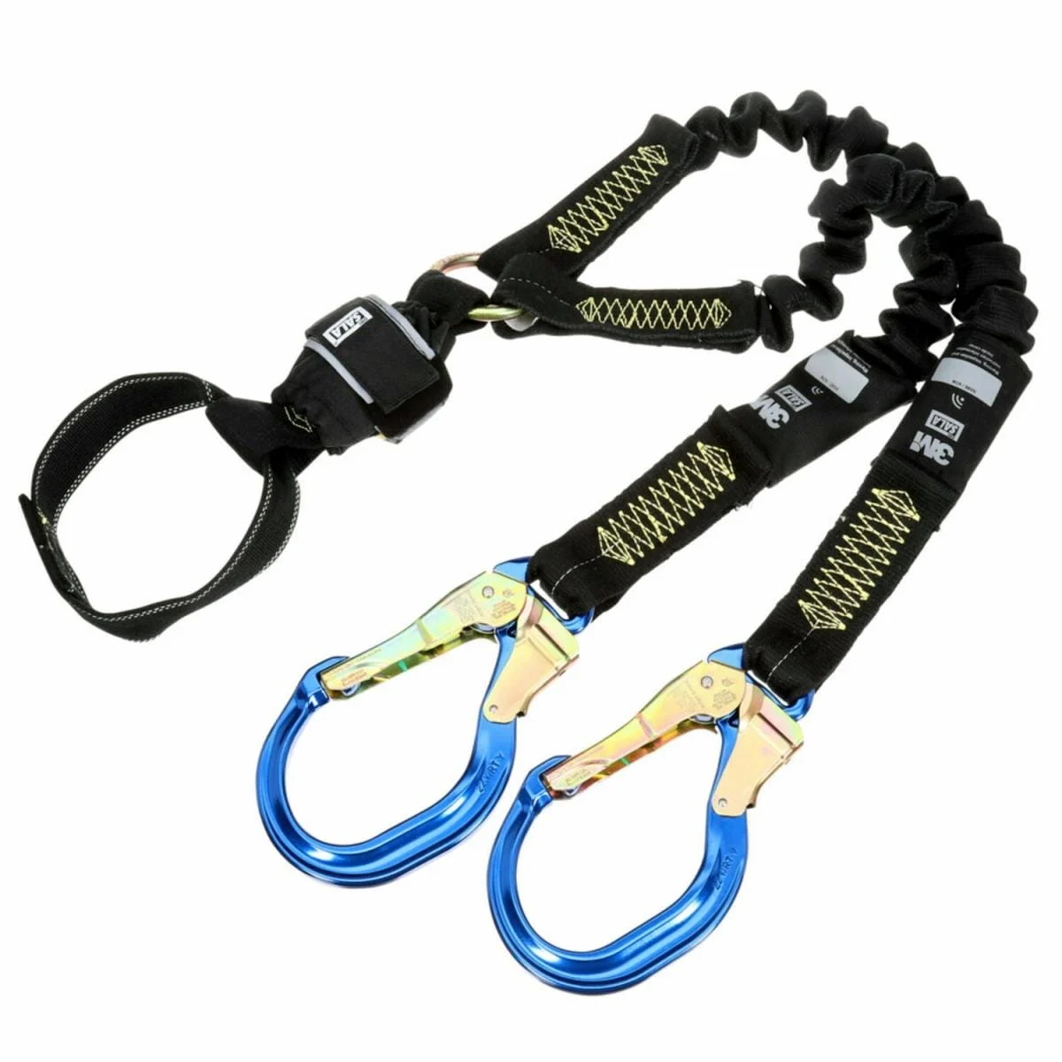 3M™ DBI-SALA® EZ-Stop™ Arc Flash 100% Tie-Off Stretch Web Shock-Absorbing Lanyard 1246530, Kevlar® Fiber, 6 ft