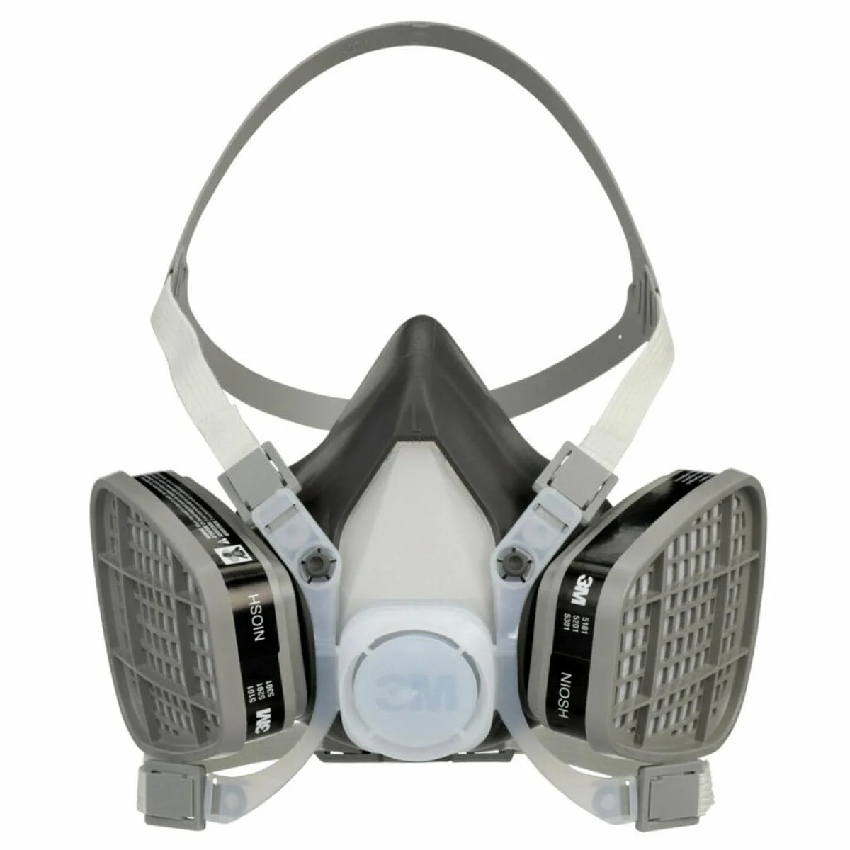 3M™ Half Facepiece Disposable Respirator Assembly 52P71, Organic Vapor/P95 Respiratory Protection, Medium 12 EA/Case