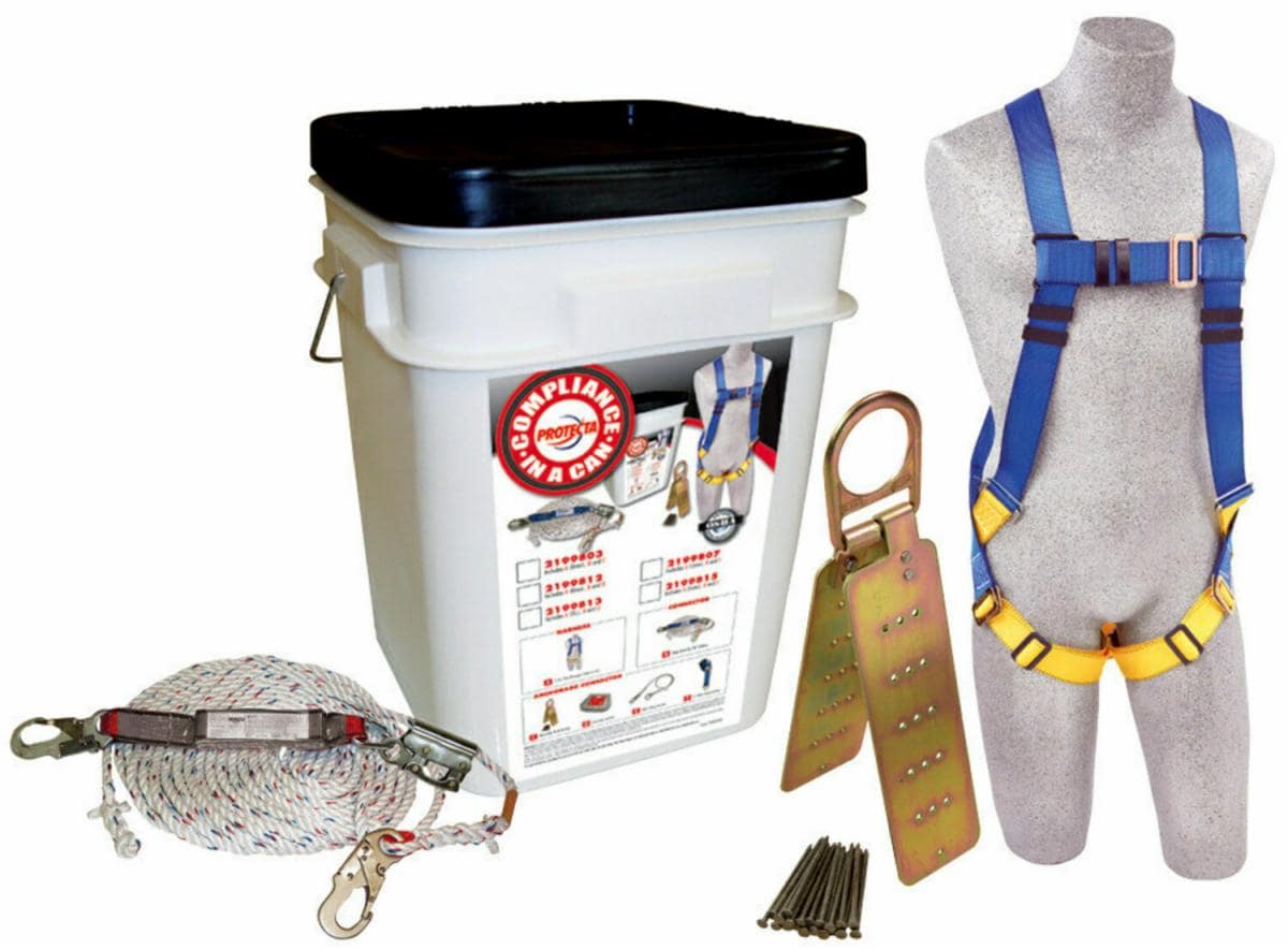 3M™ PROTECTA® Compliance in a Can™ Roofer's Fall Protection Kit