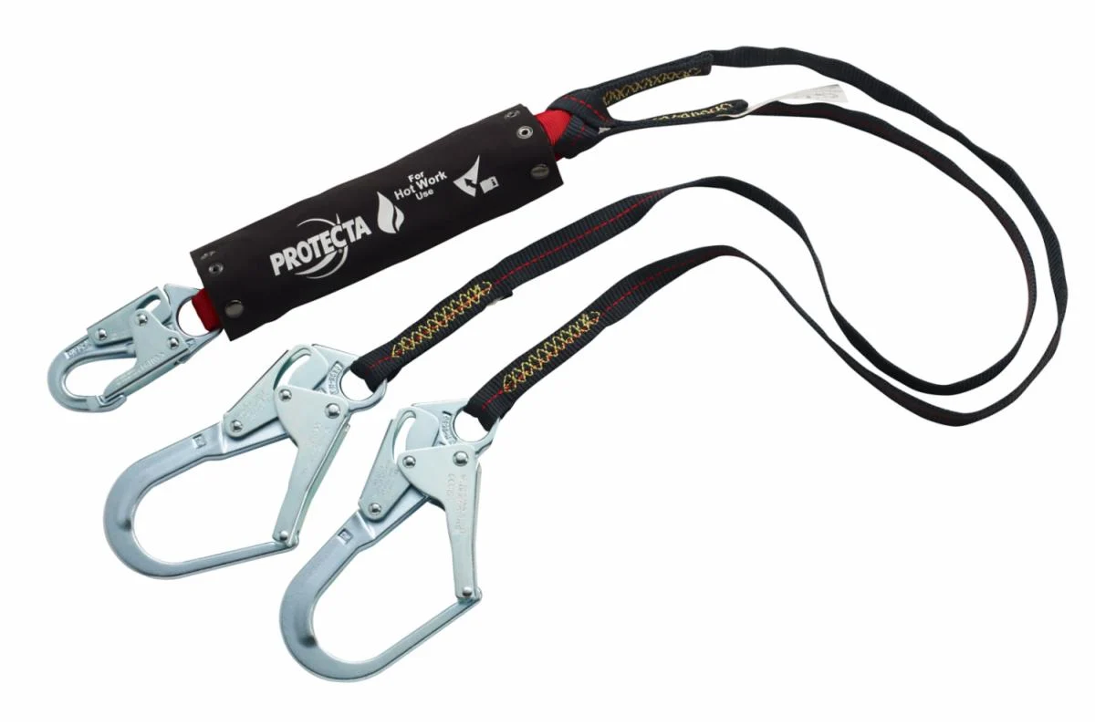 3M™ Protecta® Shock Absorbing Lanyard for Hot Work Use 1340185, 6ft (1.8m), 1 ea