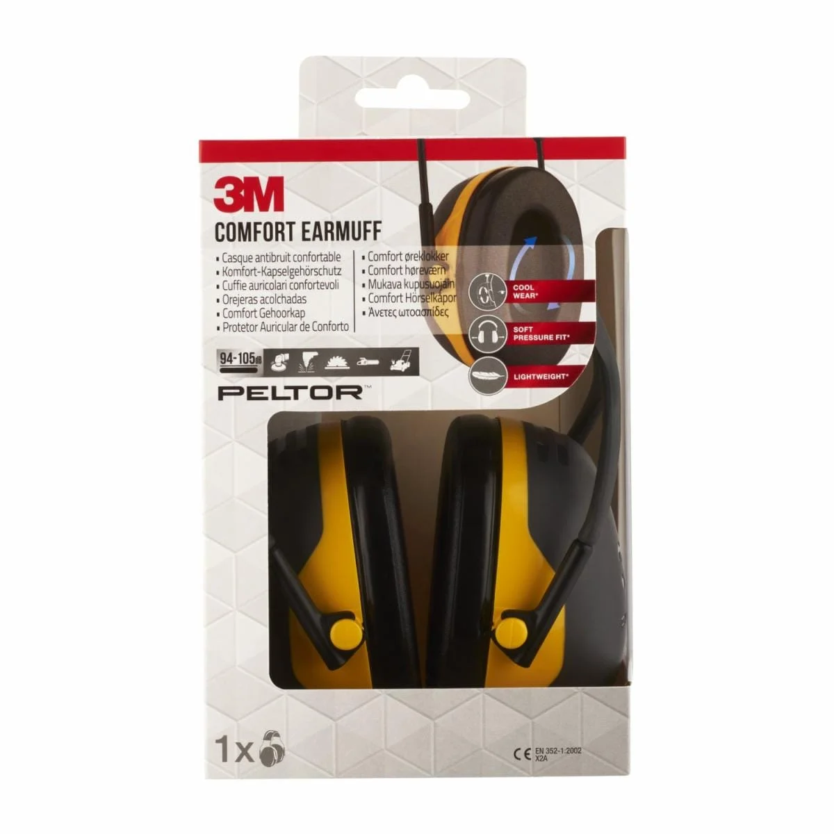 Casque antibruit confortable 3M™ PELTOR™ X2A (94-105 dB)
