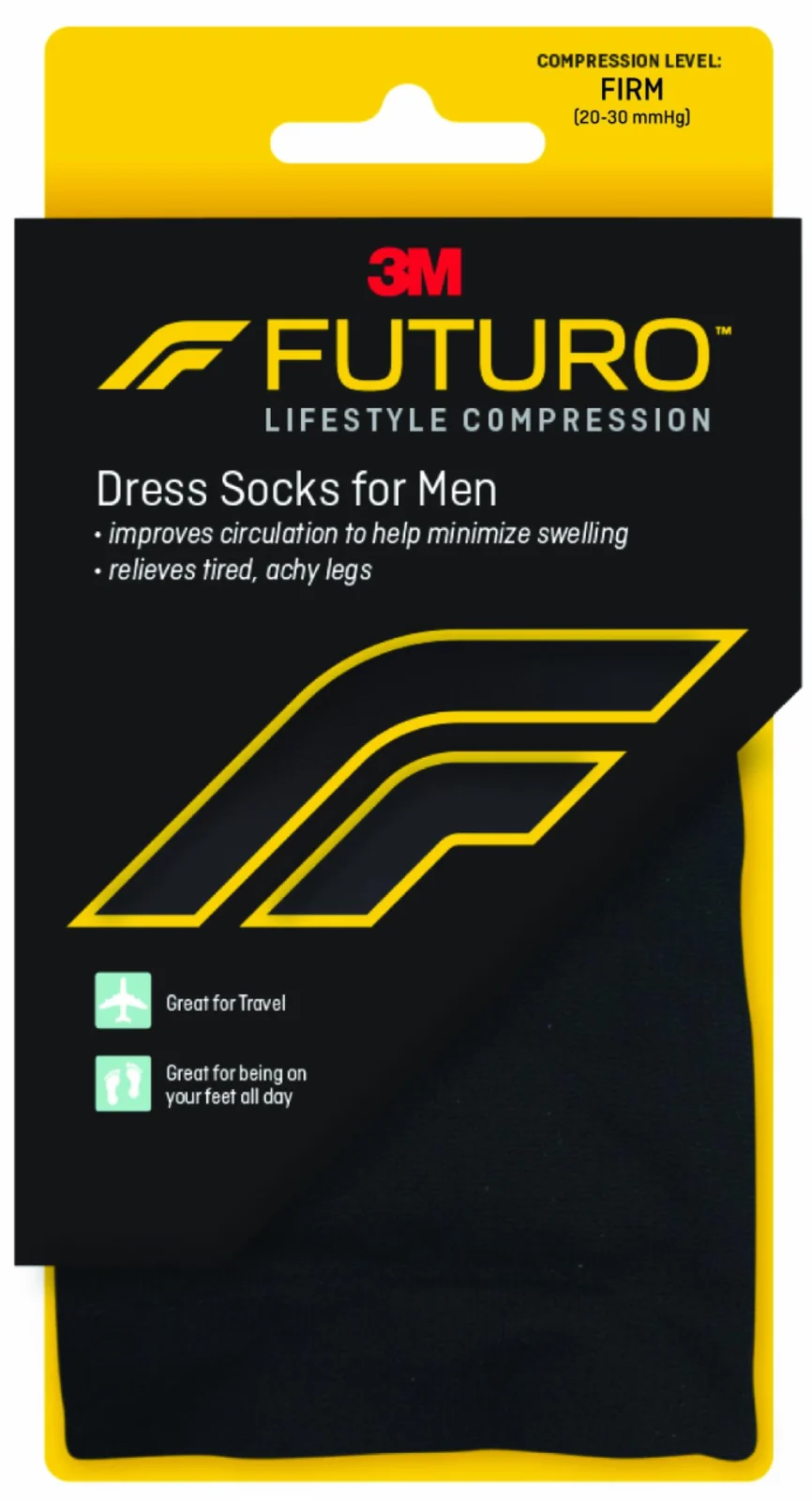 FUTURO™ Dress Socks for Men, Firm Compression