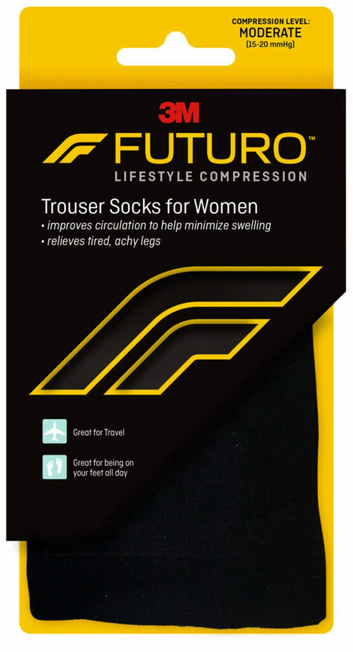 FUTURO™ Trouser Socks for Women, Moderate Compression