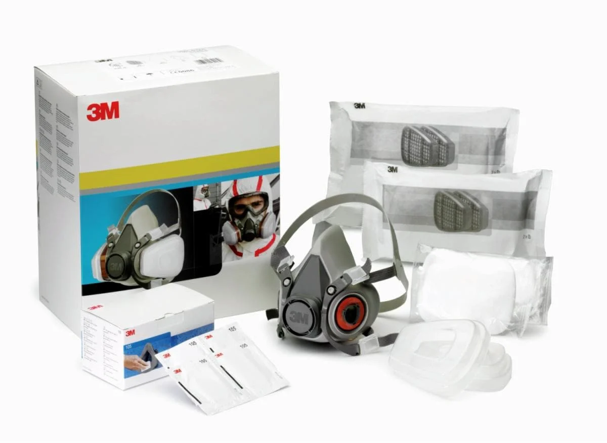 Kit de démarrage avec masque réutilisable 3M™, filtre A1P2 R, masque taille moyenne, 06967M