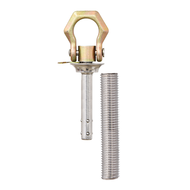 Detachable anchorage with chemical fixing