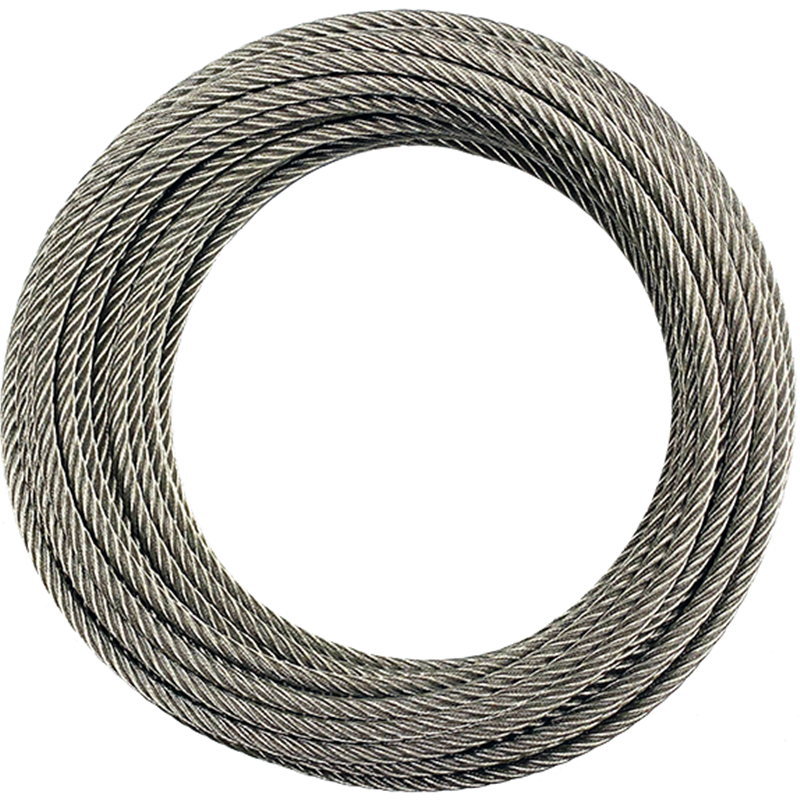 Stainless steel wire rope for fall arrest system