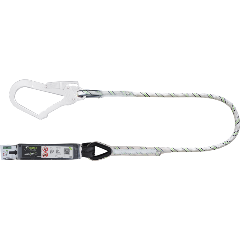 HOPE - Energy absorbing kernmantle rope lanyard 1.50 mtr with connector FA5020755