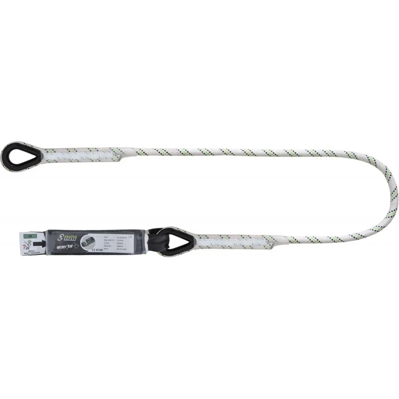 HOPE - Energy absorbing kernmantle rope lanyard 1.80 mtr