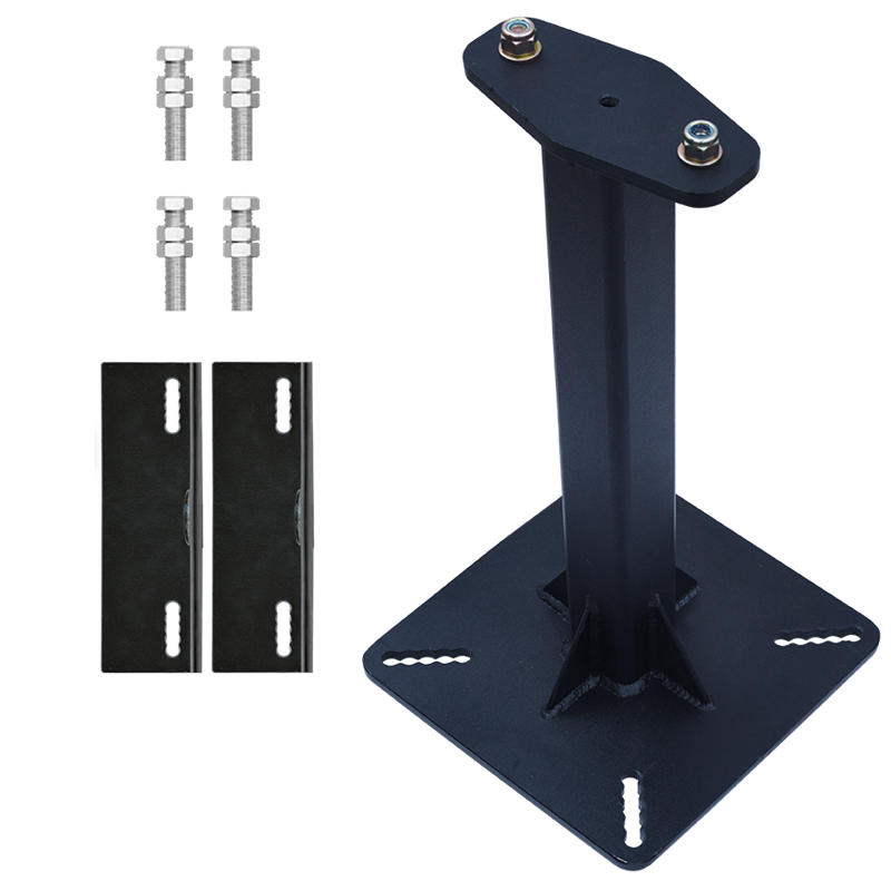 Kit potelet rigide (hauteur 300 mm) en acier galvanisé avec crapauds pour ligne de vie horizontale câble KS 4000