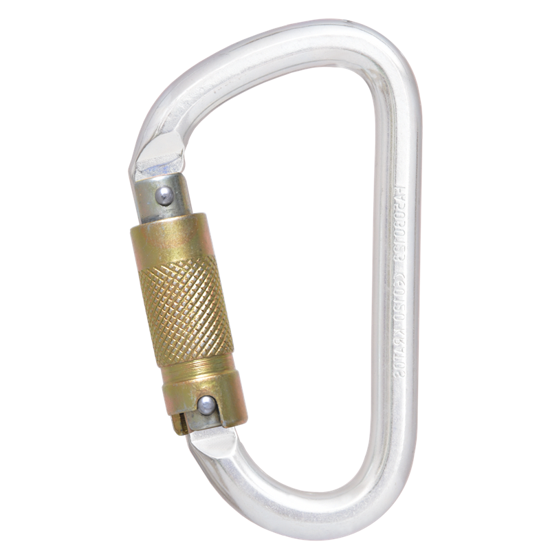 Steel Triple-action locking Karabiner