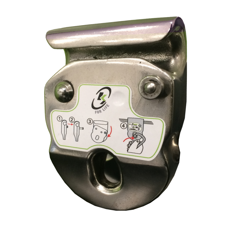 Navette ouvrable pour ligne de vie horizontale câble KS-Line (KS 4000)