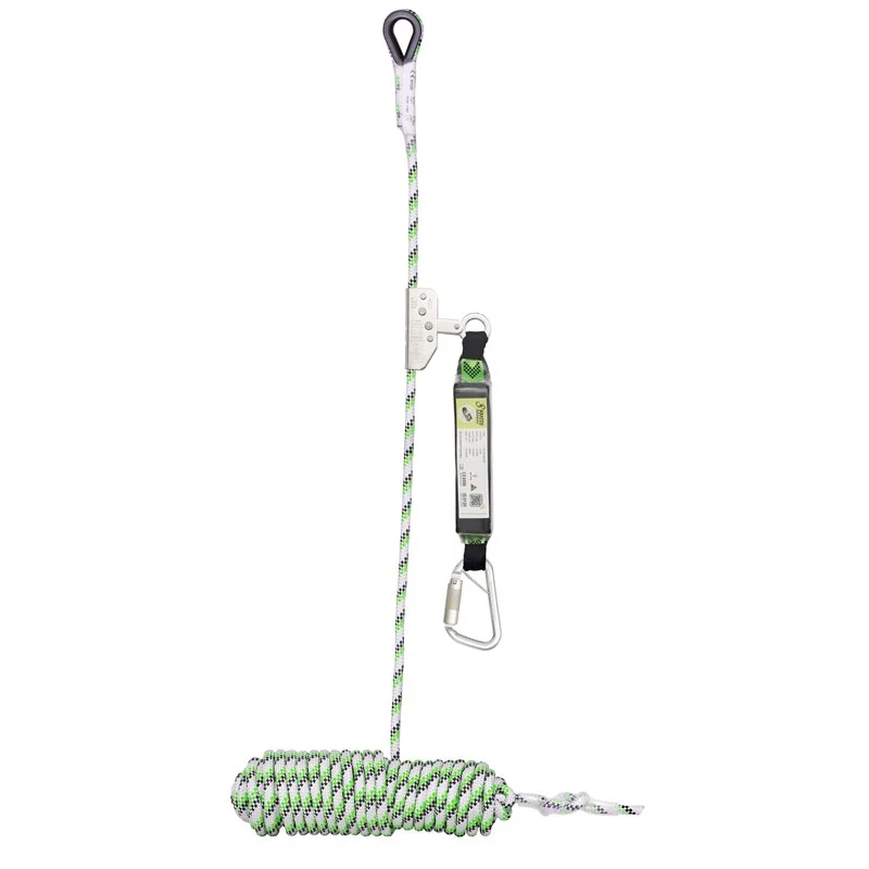 NIRO-S, Antichute coulissant sur corde tressée 15 m, avec absorbeur d’énergie