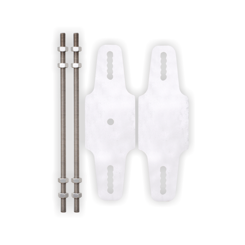 Anchor plate for clamping on metal beam, for horizontal wire rope lifeline KS 4000
