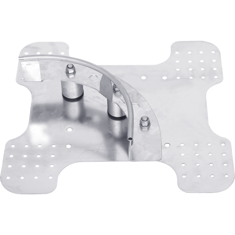 Potelet de virage de ligne de vie horizontale câble KS-Line (KS 4000) pour couverture bac acier