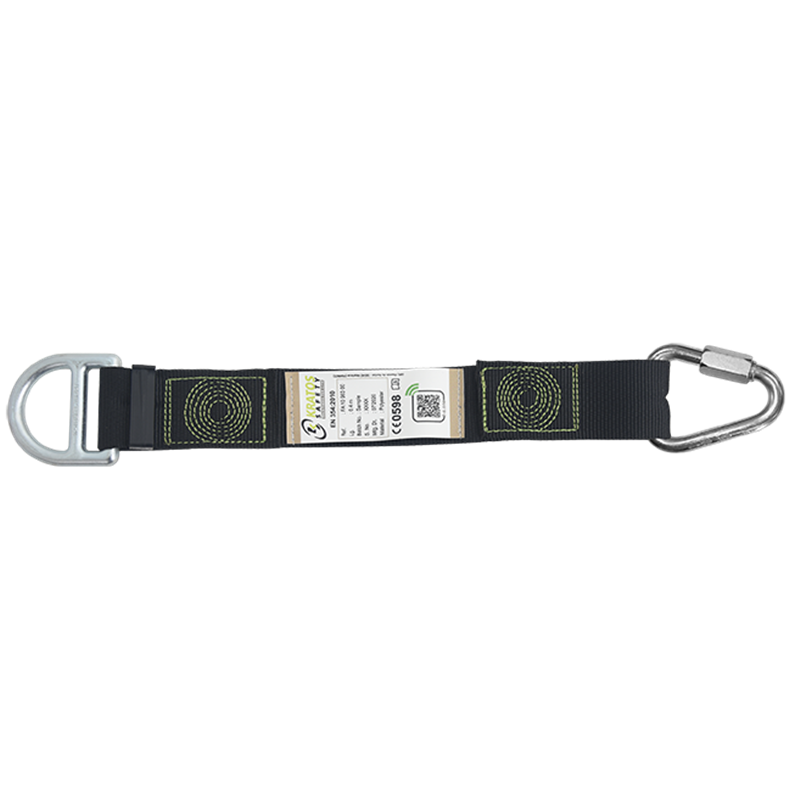 Sangle d'extension amovible avec Dé d'accrochage et maillon rapide 12 mm