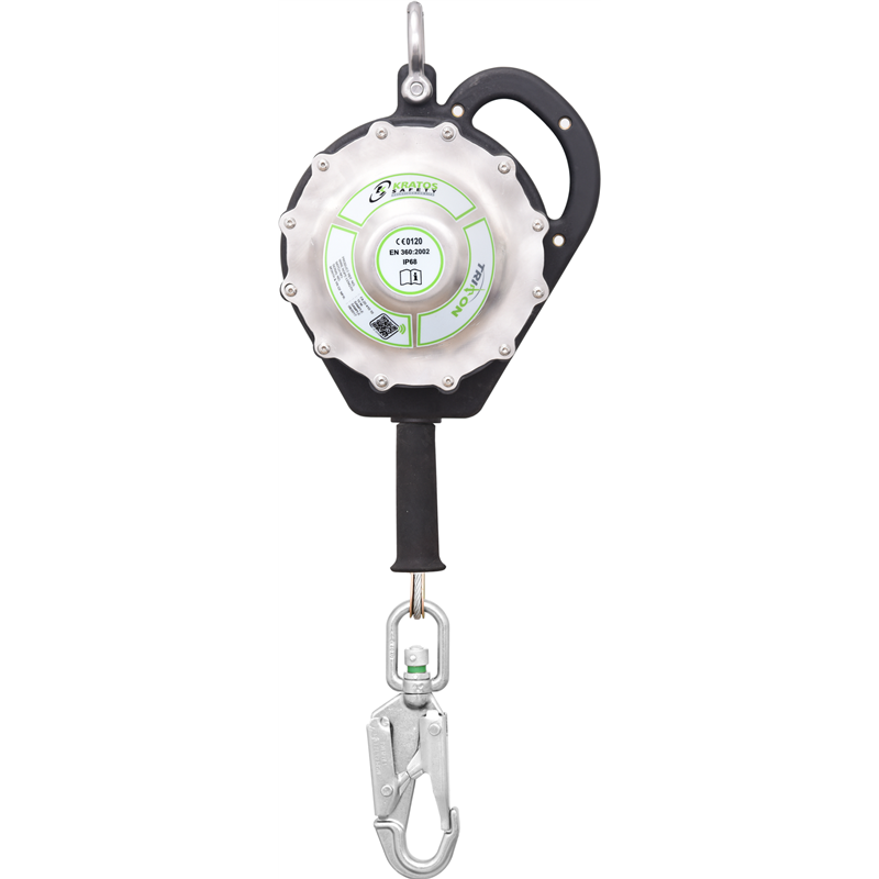 TRITON Antichute à rappel automatique étanche - Câble inox 10m