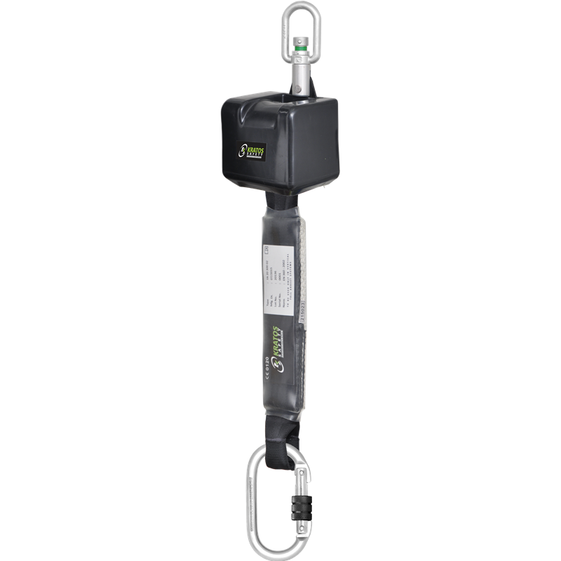 VORAS - Retractable fall arrester with webbing lanyard Lg 2.50 mtr