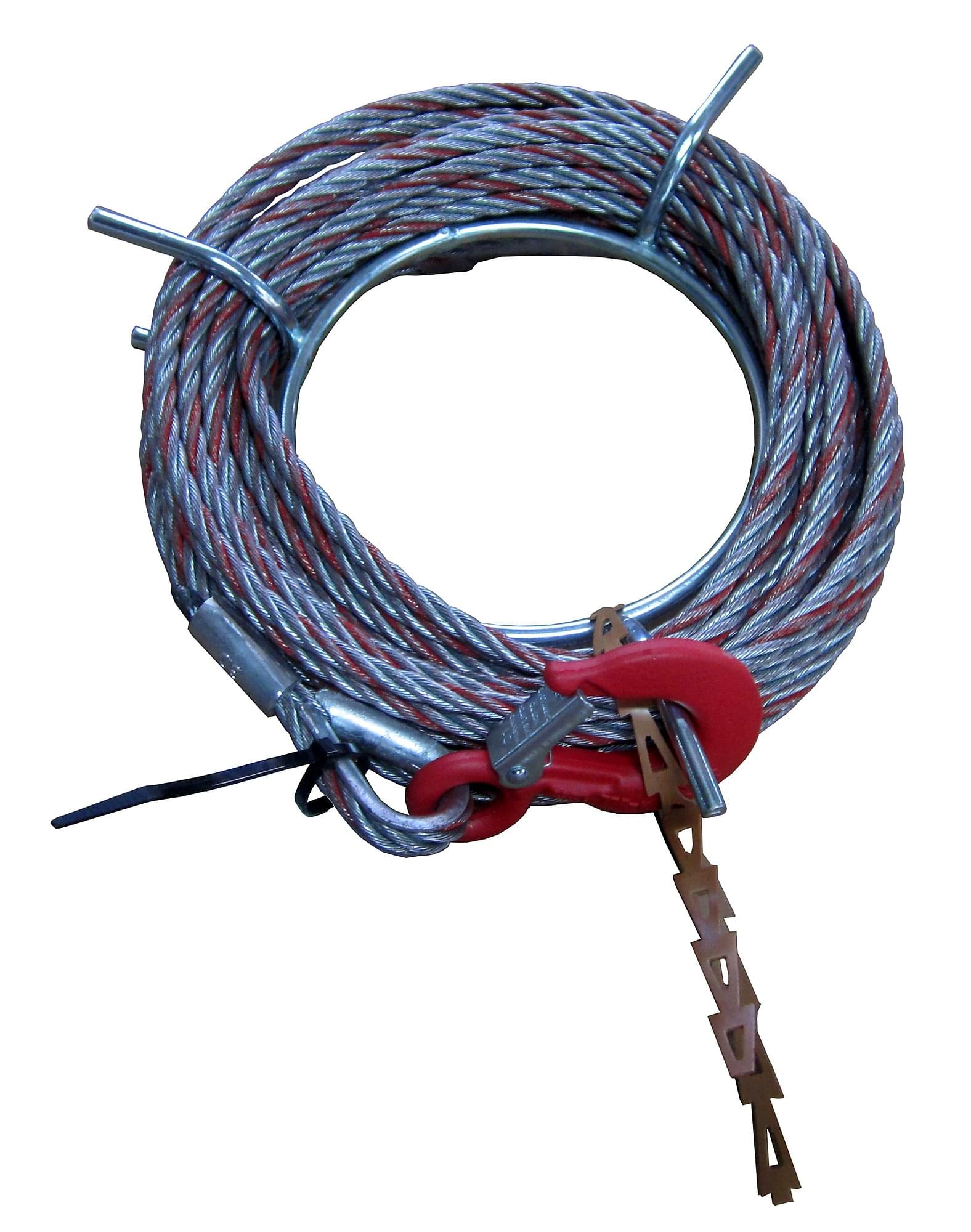 Câbles Ø 8.3 mm pour Tirfor, boucle cossée