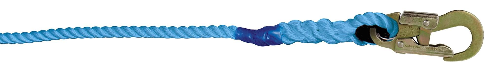 Superline Lifeline With Nylon Thimble and 3/4 in. Self-Locking Snap Hook