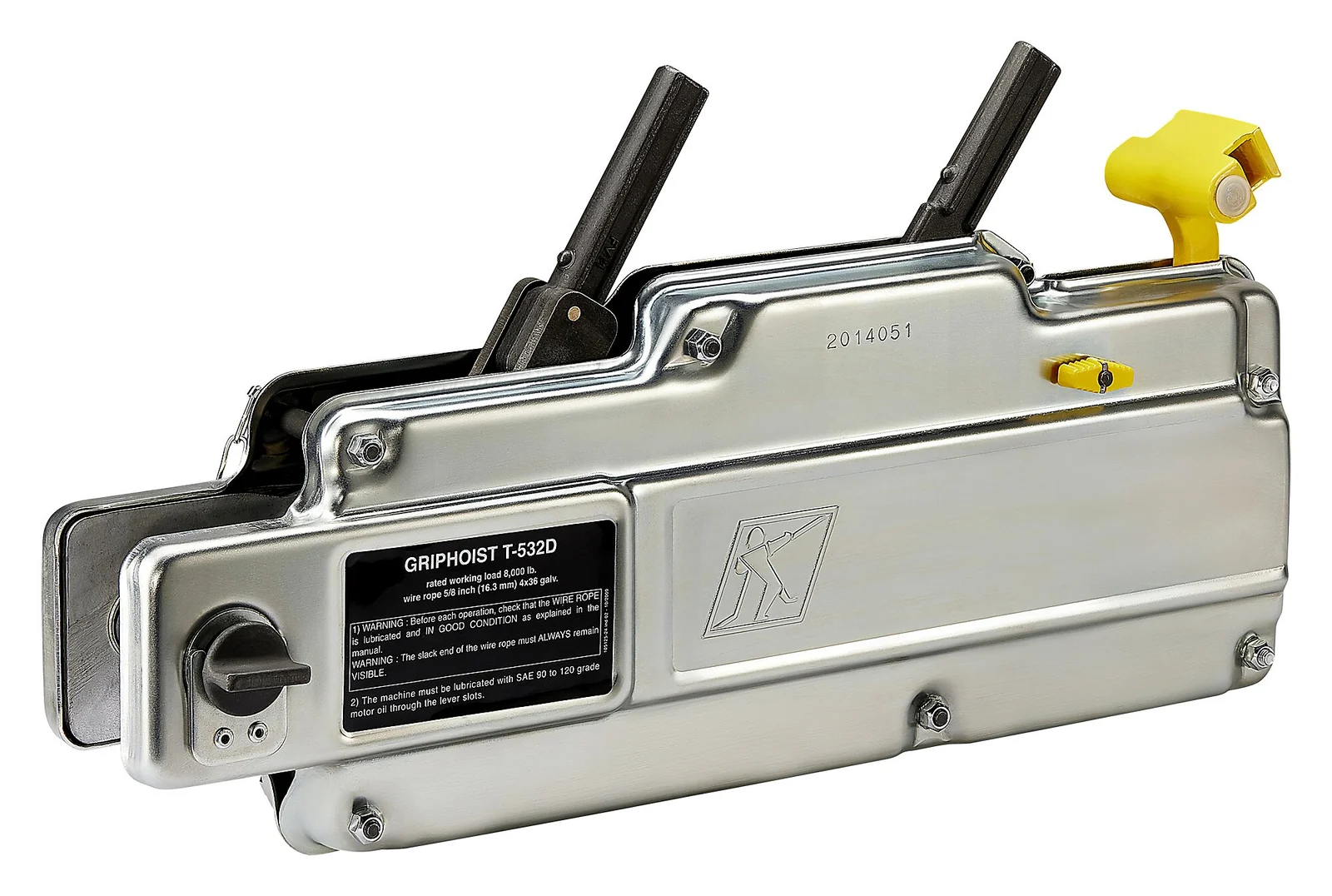 T532D Griphoist®/Tirfor® Wire Rope Hoist – 4 ton / 8,000 lb. capacity