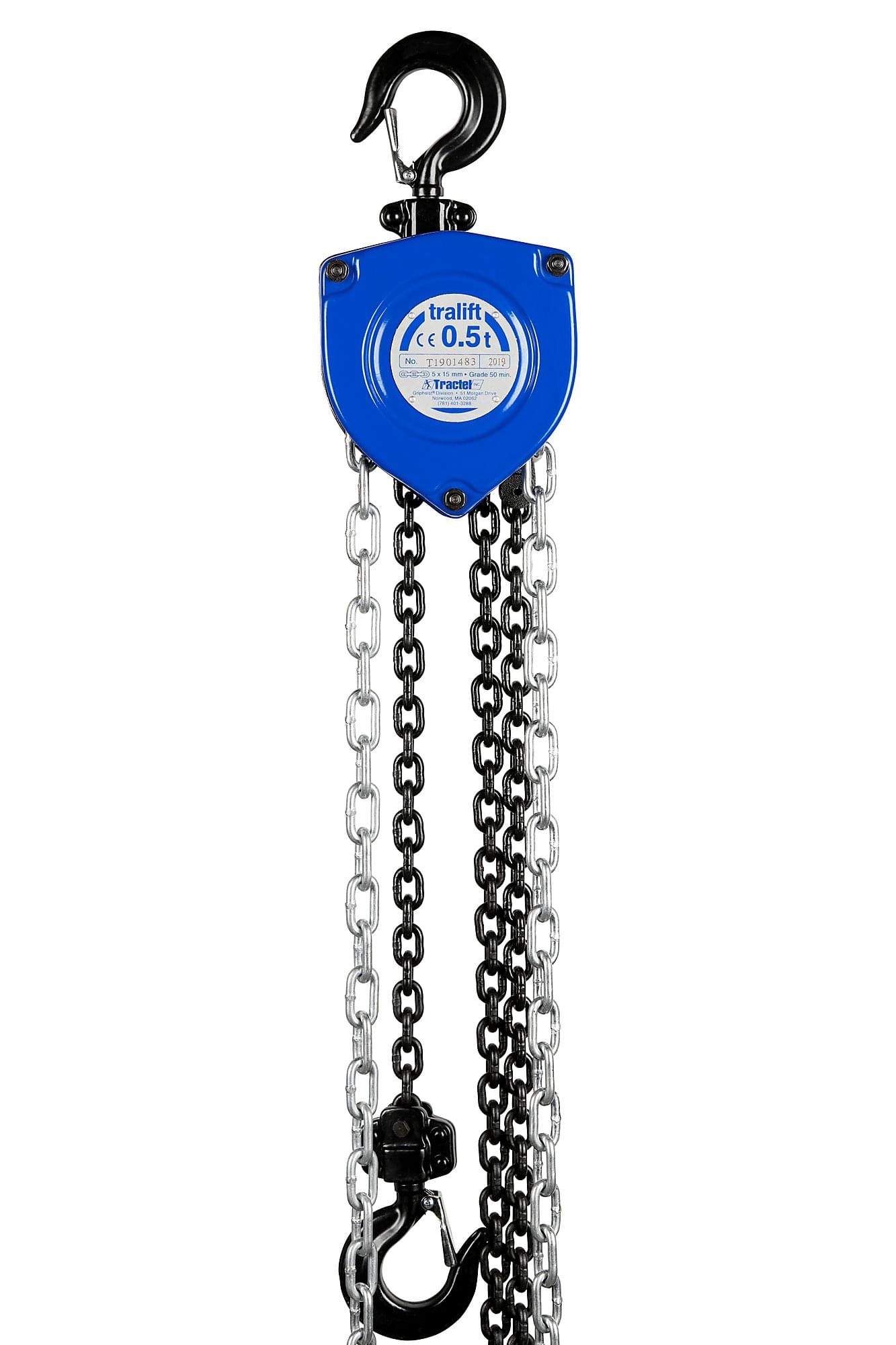 Tralift® – Manual chain hoist 1,000 lb. (0.5 t)