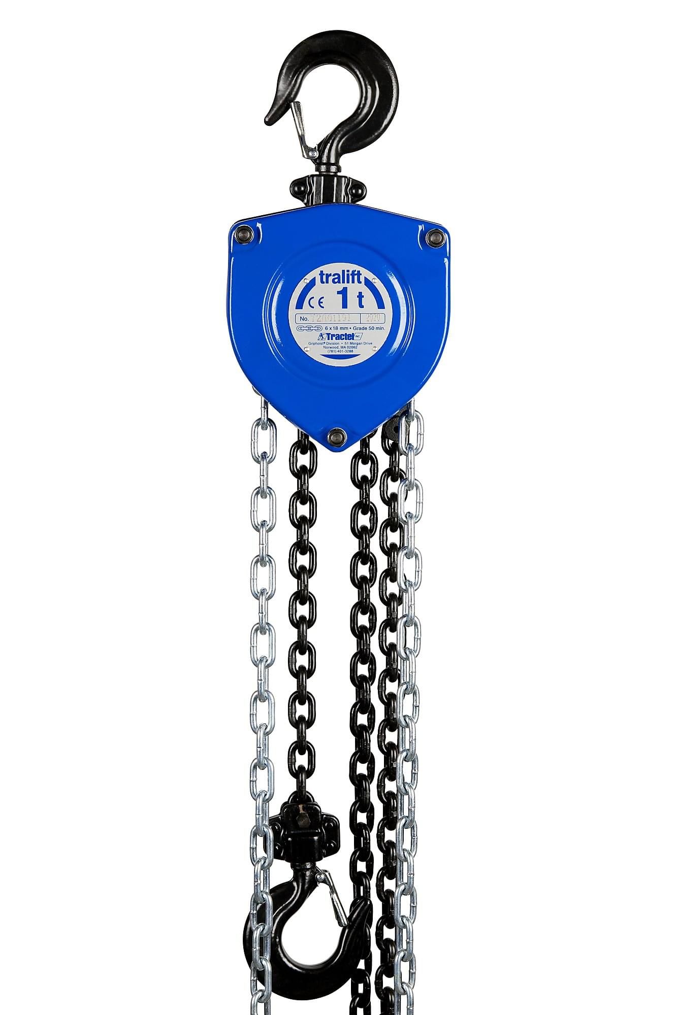 Tralift® – Manual chain hoist 2,000 lb. (1 t)