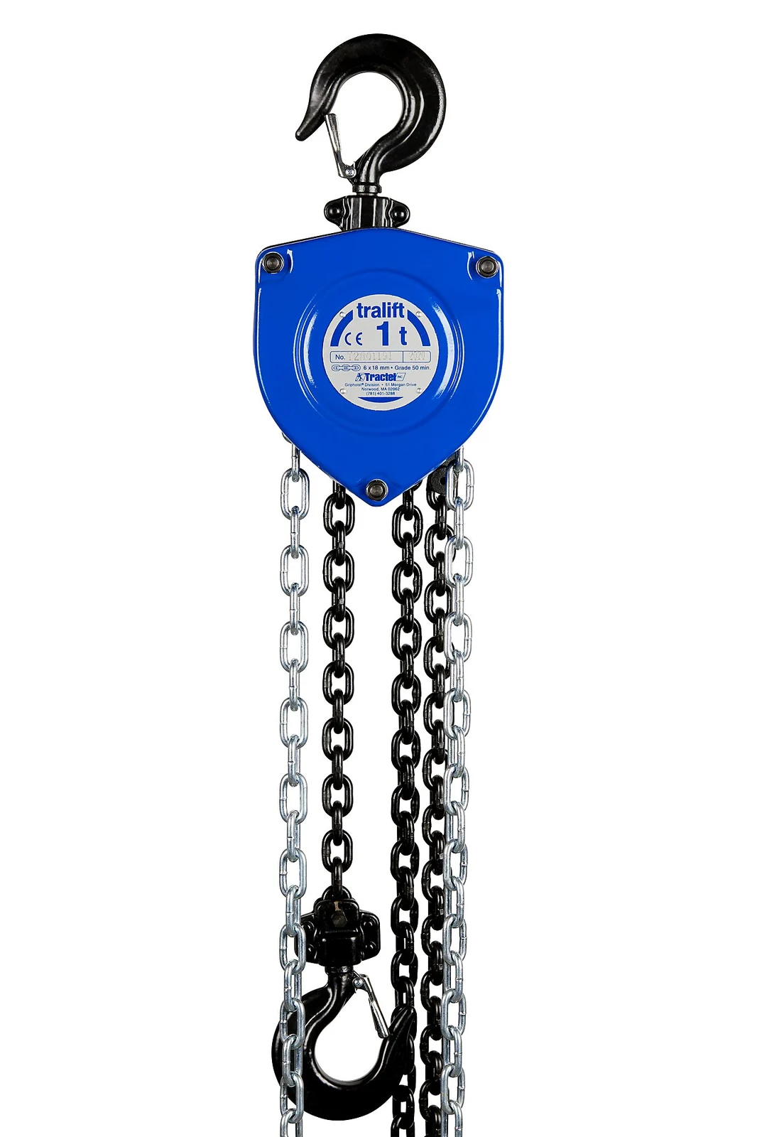 Tralift® – Manual chain hoist 2,000 lb. (1 t)