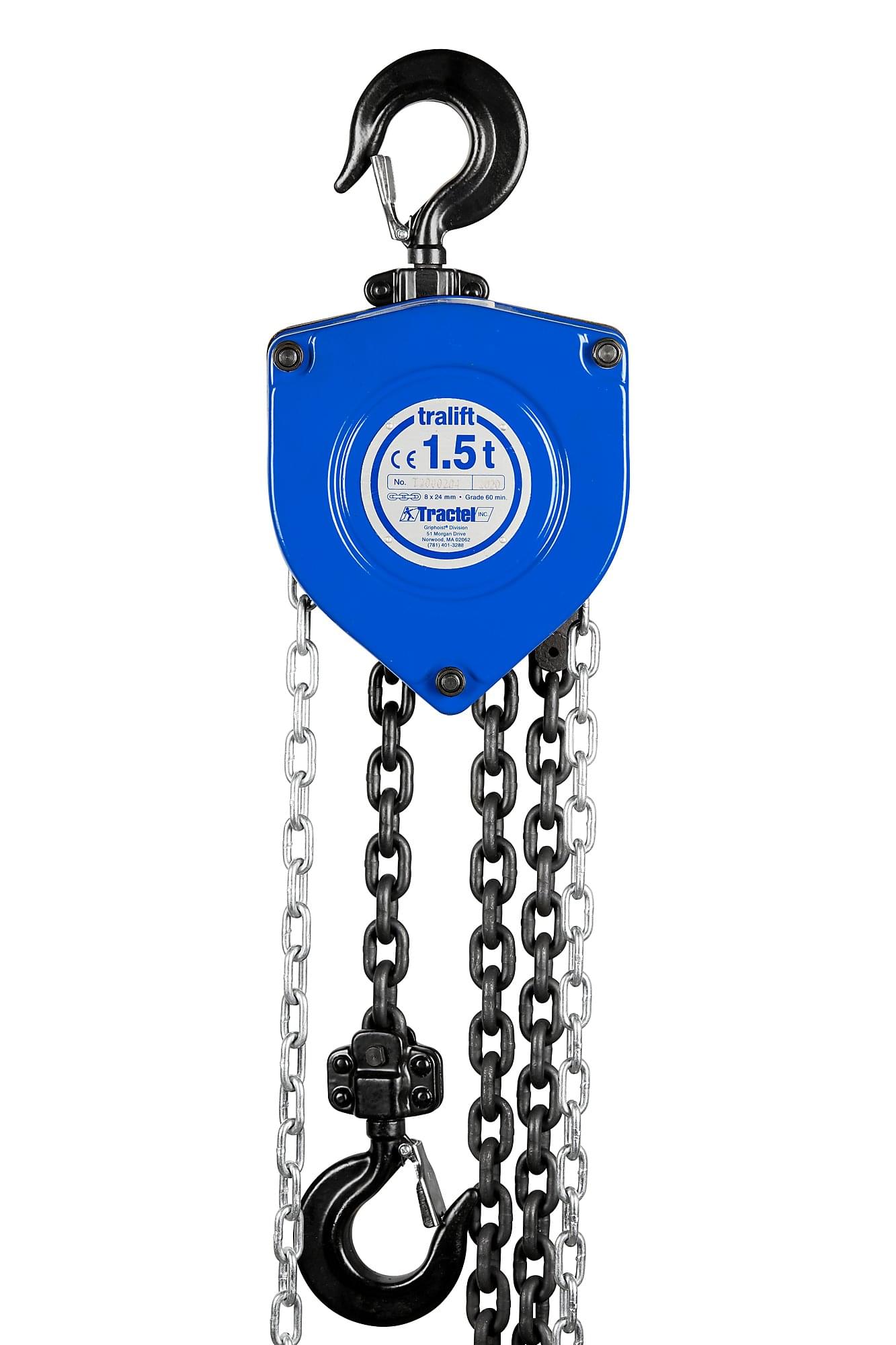Tralift® – Manual chain hoist 3,000 lb. (1.5 t)
