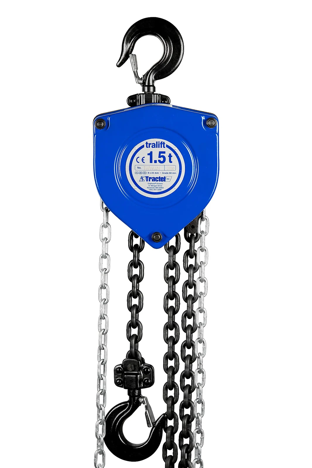 Tralift® – Manual chain hoist 3,000 lb. (1.5 t)