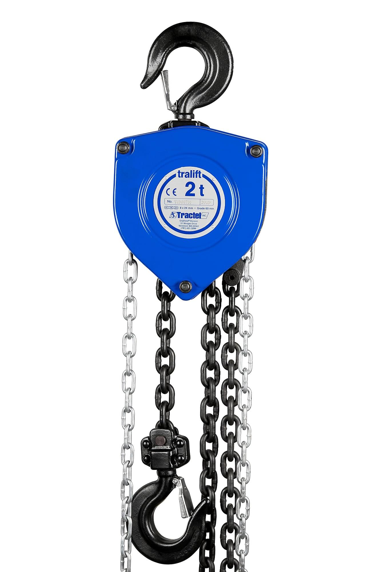 Tralift® – Manual chain hoist – 4,000 lb. (2 t)