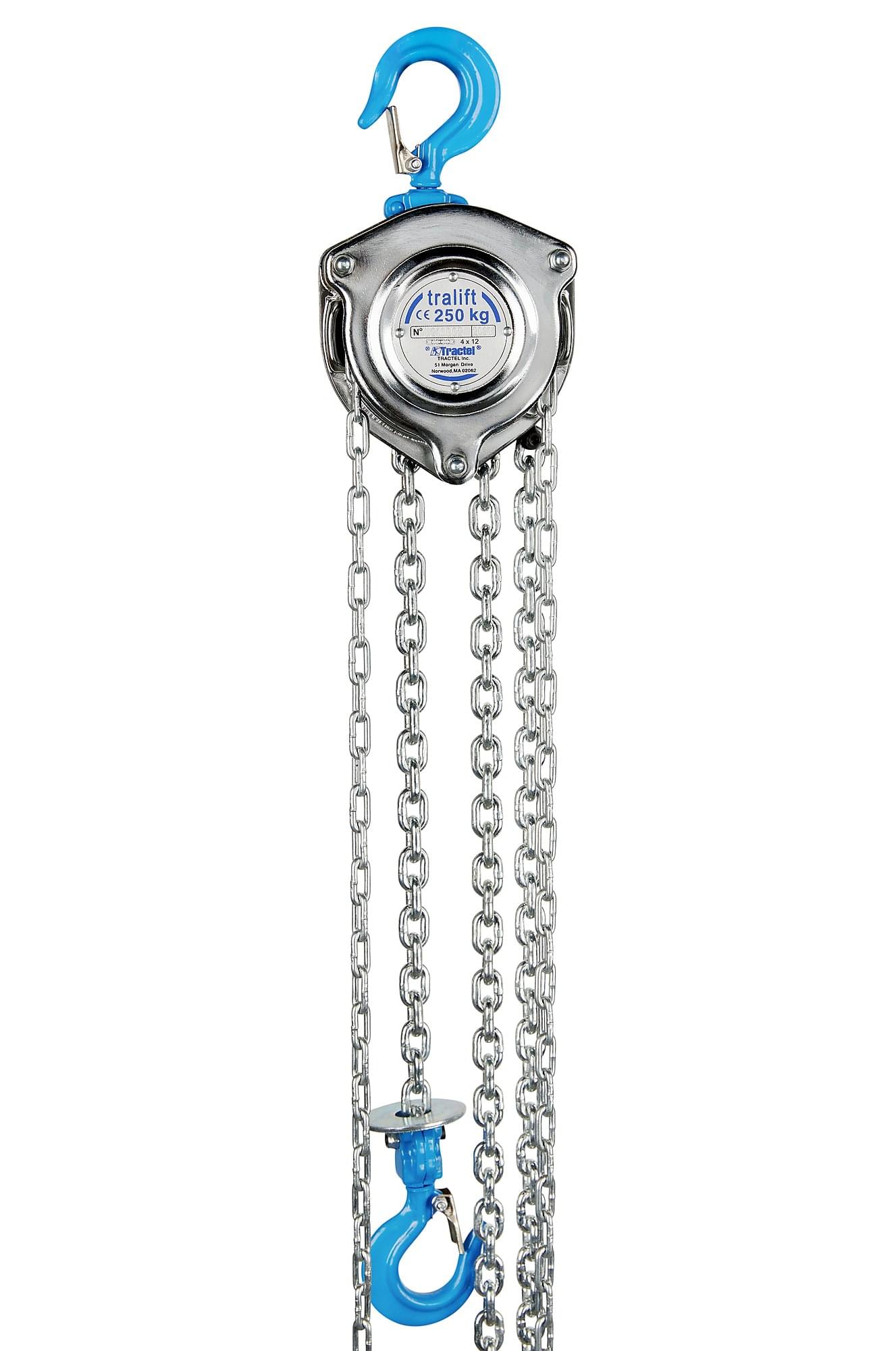 Tralift® – Manual chain hoist 500 lb. (0.25 t)