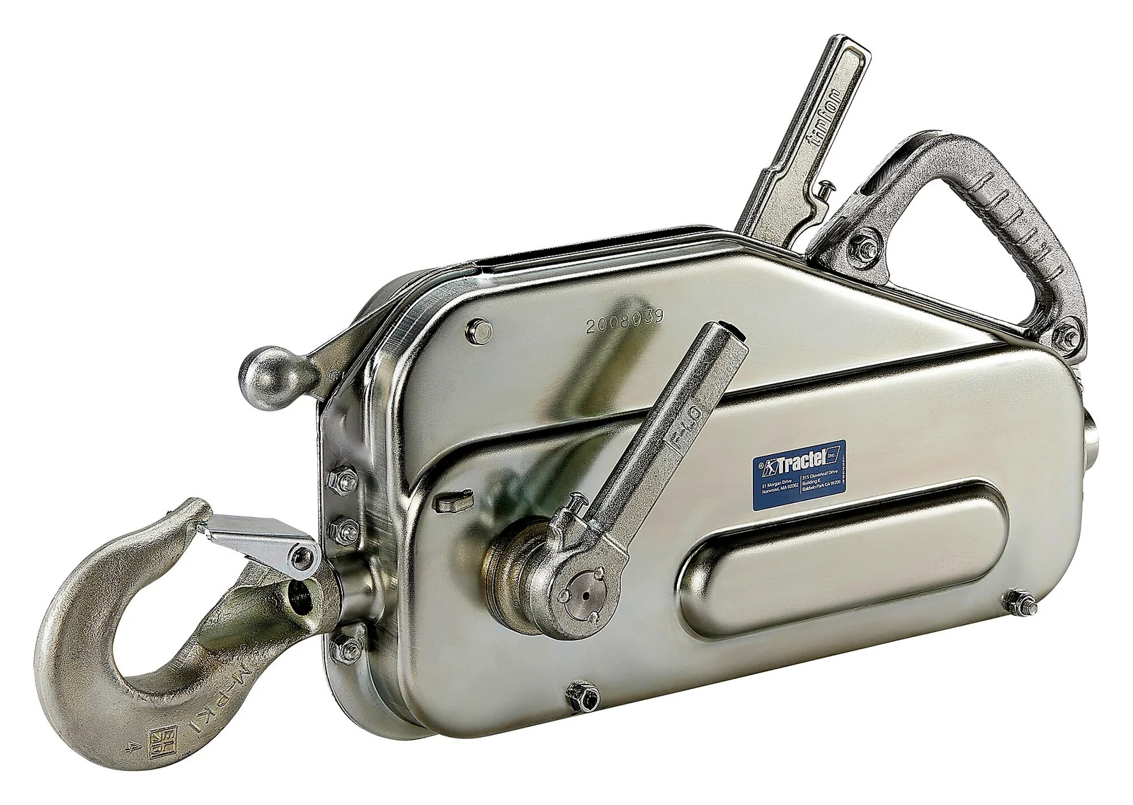 TU28 Griphoist®/Tirfor® Wire Rope Hoist – 2 ton / 4,000 lb. capacity