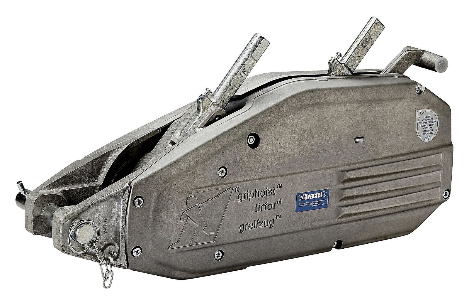 TU32 Griphoist®/Tirfor® Wire Rope Hoist – 4 ton / 8,000 lb. capacity