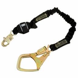 3M™ DBI-SALA® EZ-Stop™ Arc Flash Stretch Web Shock-Absorbing Lanyard 1246524, Kevlar® Fiber, 6 ft