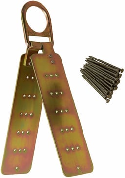 3M™ DBI-SALA® Reusable Hinged Roof Anchor For Wood/Metal 2103676, with Fastener Kit