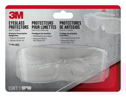 3M™ Eyeglass Protectors Safety Eyewear, Clear, Clear Lens
