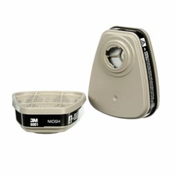 3M™ Organic Vapor Cartridge 6001, 60 EA/Case