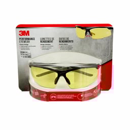3M™ Performance Eyewear Anti-Fog, 47071H1-DC, Black/Gray, Gray Lens, 4/Case