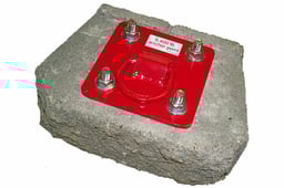 3M™ Protecta® D-ring Plate Anchor For Concrete AJ720A, with Fastener Kit