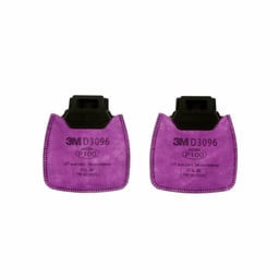3M™ Secure Click™ Particulate Filter P100 with Nuisance Level Acid Gas Relief D3096, 100 ea/Case