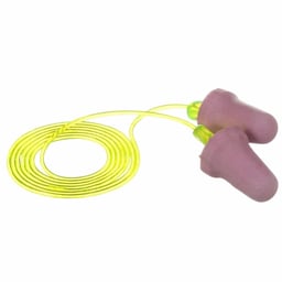 Bouchons d'oreille 3M™ No-Touch™, avec cordelette, paquet de 100, PN-01-004