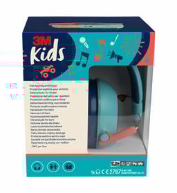 Casque anti-bruit pour enfants 3M™ Plus PKIDSP-TEAL-E, turquoise (87-98 dB)