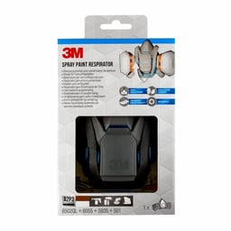 Masque protection pour pulvérisation de peinture 3M™ 6502QL, A2P3, 1 Kit