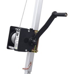 ARGO - Treuil de sauvetage et de travail, câble acier inoxydable 30 m, pour Trépied, MultiSafeWay & EasySafeWay