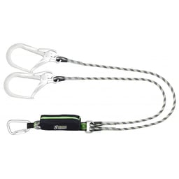 CURIOSITY-S - Longe fourche absorbeur d’énergie, corde tressée anti-abrasion, lg. 1,50 m