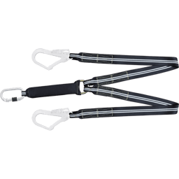 FIRE FREE - Longe fourche avec absorbeur d'énergie 1,5m NON FEU