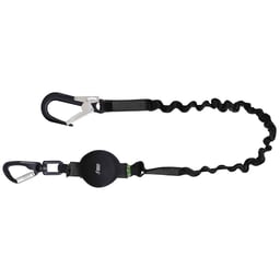 GRAVITY-S - Longe en sangle élastique avec absorbeur d'énergie et 2 mousquetons alu à verrouillage auto, lg maxi 2 m